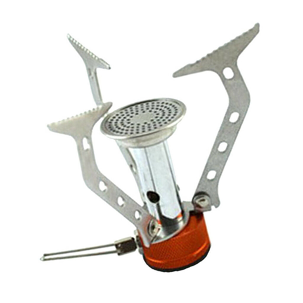Outdoor Backpacking Canister Travel Camping Stove Burner Folding Bracket