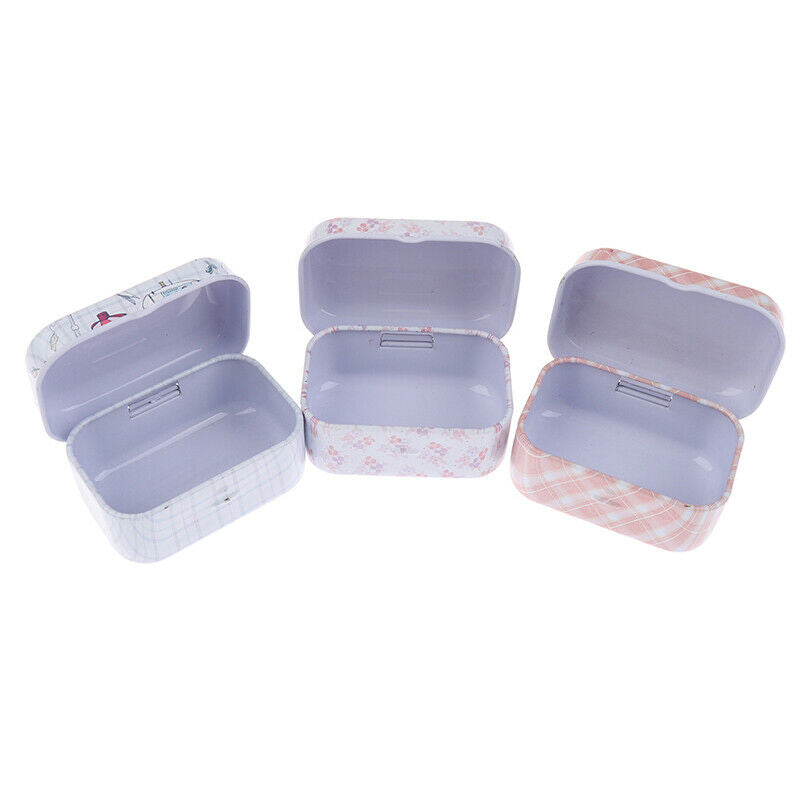 Mini Tin Box Sealed Jar Packing Jewelry Candy Small Storage Cans Coin Gi.l8