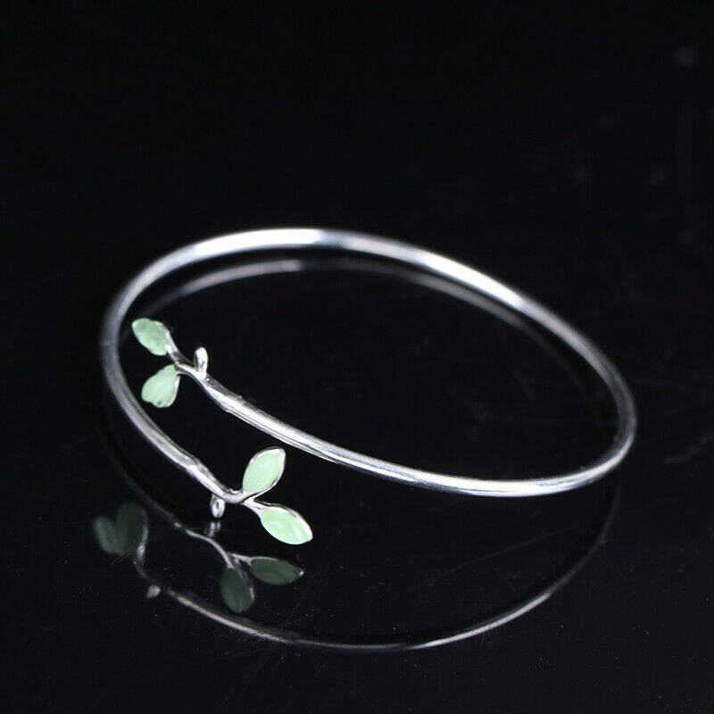 Sole Tender Bud Fresh Minimalist Leaves Female Literary Trendy Resizable .l8
