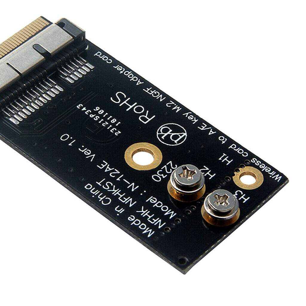 Desktop Motherboard NGFF A/E Key to BCM94360CS2 Wireless Adapter Card