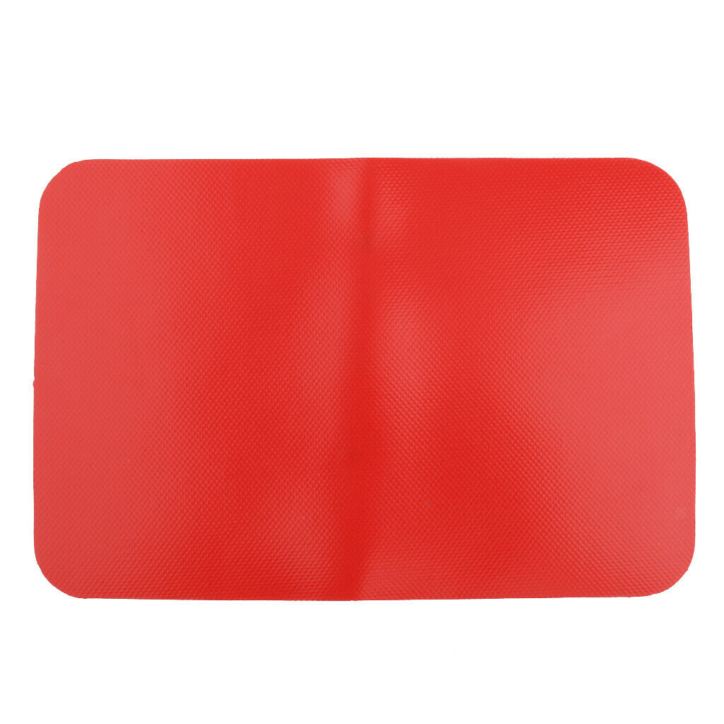 2Pcs Inflatable Boat/Dinghy/RIB PVC Repair Patch Accessories - Black & Red