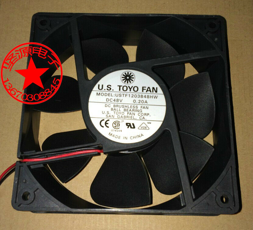 202020For U.S.TOYO USTF1203848HW fan 120*120*38mm 2pin 48V 0.20A