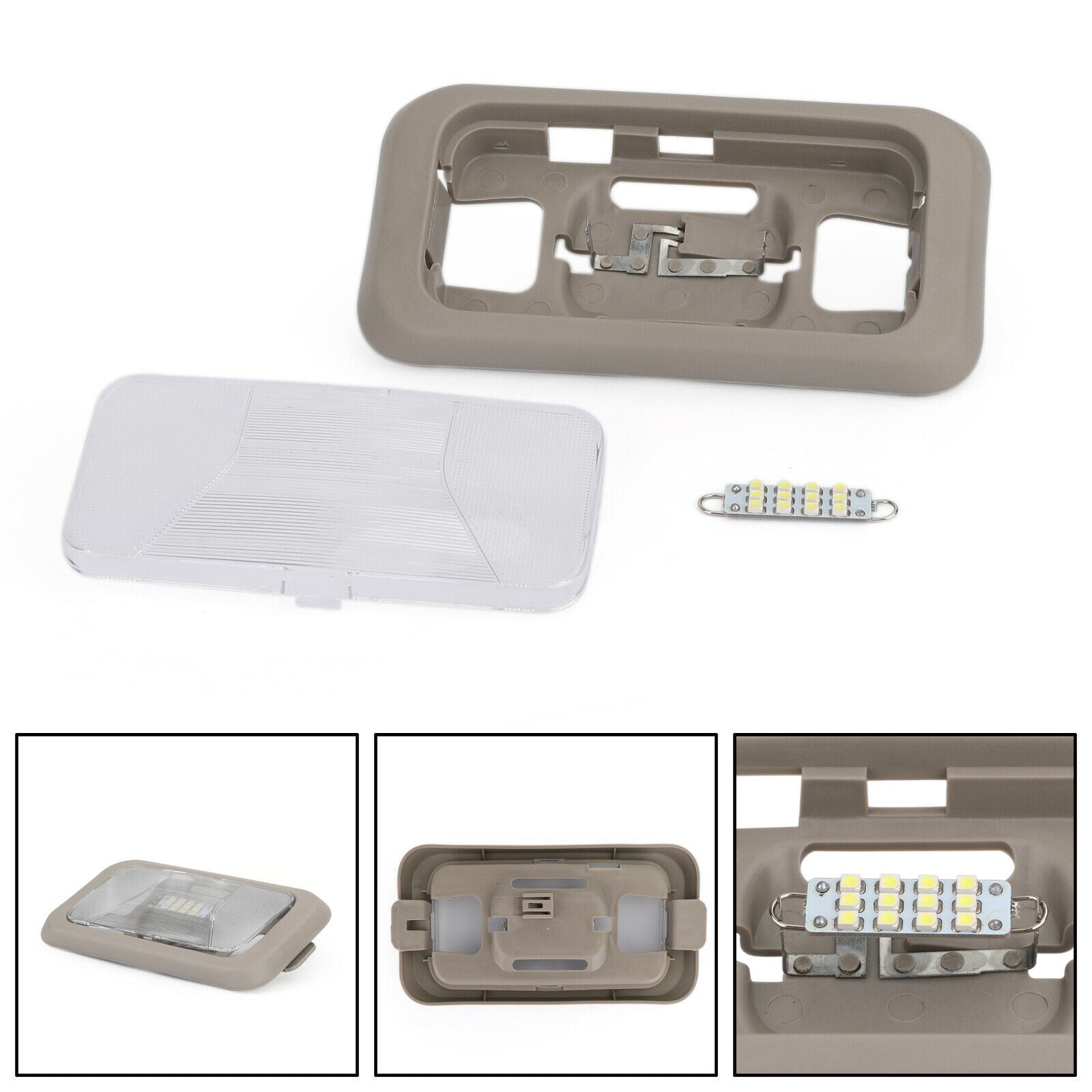 Dome Light Lamp Gray 15126553 Fit For 2004-2008 Colorado GMC Canyon 15191866 CN