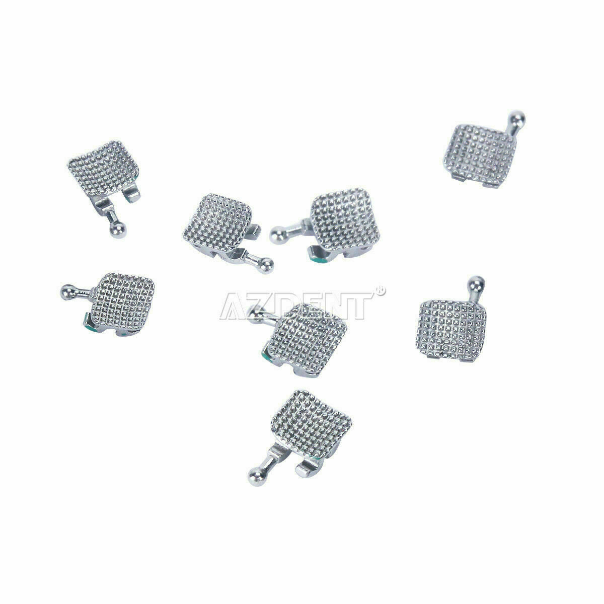 3 Kits Dental Metal Bracket Brace Ortho Mini MBT 022 345 Hooks Monoblock AZDENT