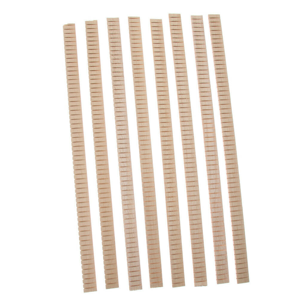 8pcs Sapele Wood Guitar Binding Purfling Strip Edge Trim Inlay for Luthier