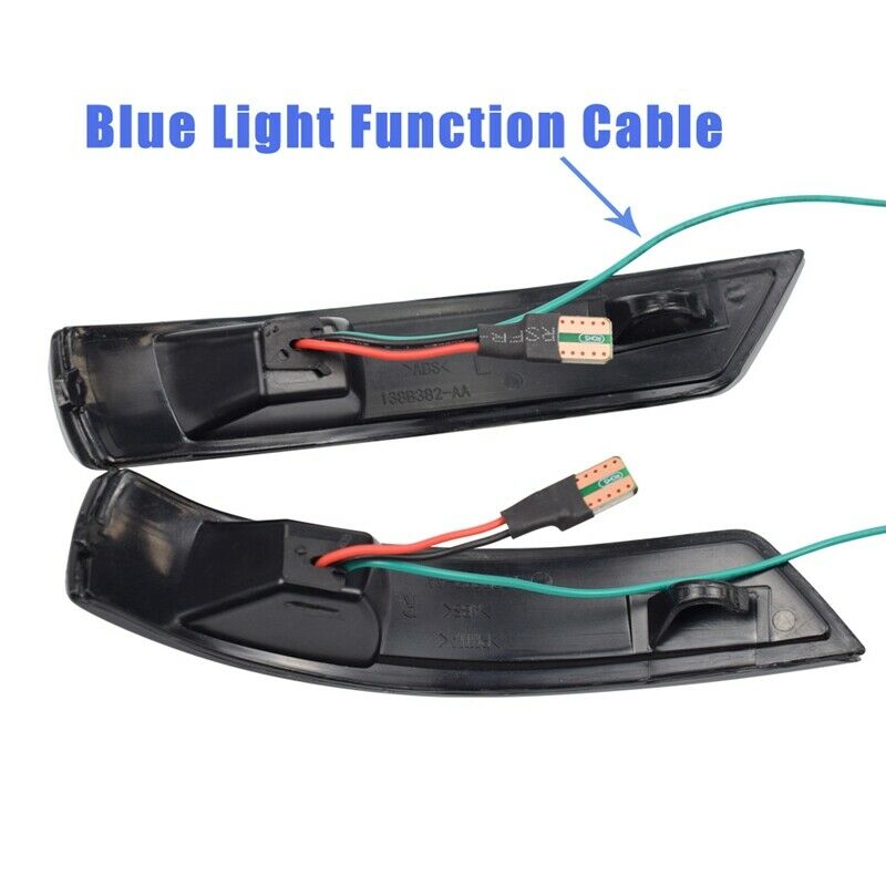 2 Pcs Dynamic LED Turn Signal Light Rearview Mirror Indicator Blinker for FordG4