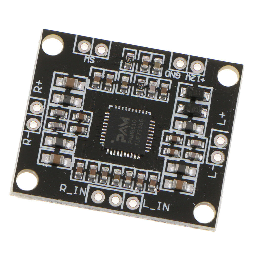 1x PAM8610 2x15W Digital Dual Channel Stereo Power Amplifier Board DC 12V