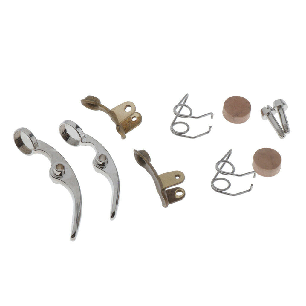2 Full Set Copper Trumpet Water Key/Spit Valve Springs Screws Water Key Holders