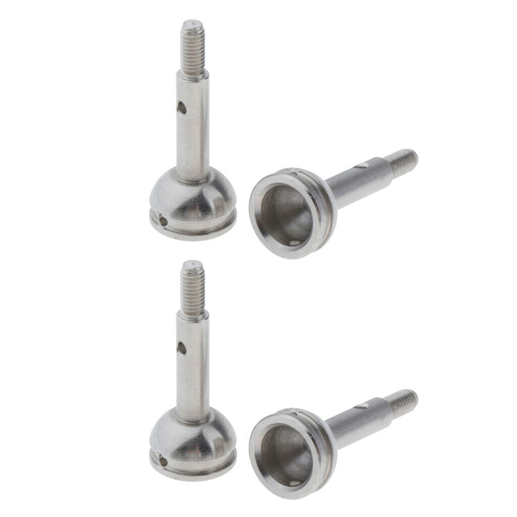 4 Pieces Metal RC Car Front Wheel Shaft Cups Set for Wltoys 144001 1/14 RC Buggy
