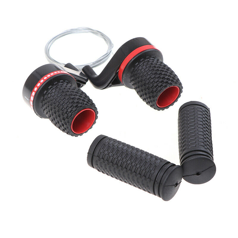 1 Pair Twist Cycling Gear Shifters Bike Grip Speed Conjoined DIP DerailleurJ Rf