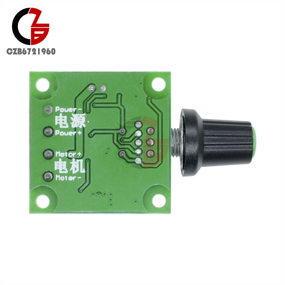 5X 1.8V-15V DC 2A Motor Speed Switch Controller PWM 1803BK+self-recovery Fuse