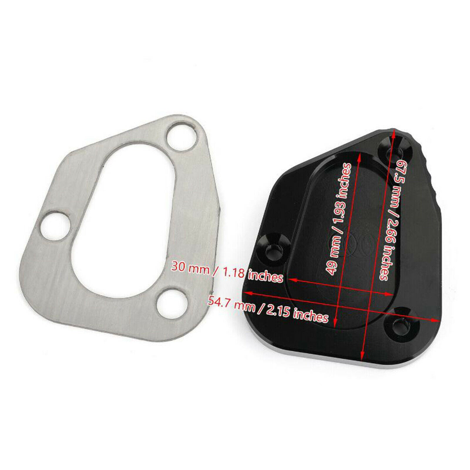 Kickstand Side Stand Foot Extension Pad Support for YAMAHA FJR1300 2006-2017