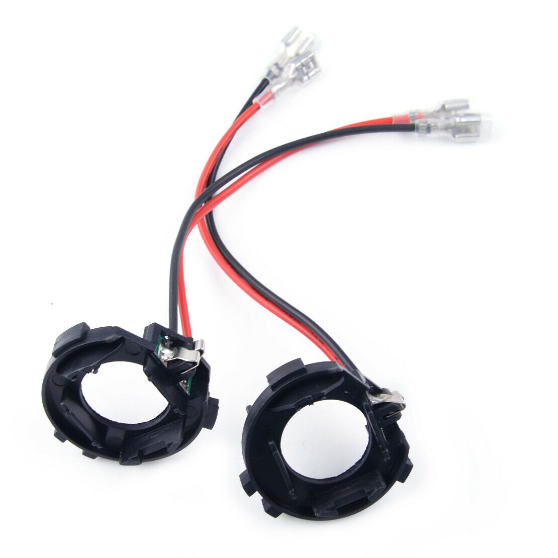 2x H7 LED Headlight Bulbs Adapter Retainer Socket Holder Fit for :Golf MK5 Jetta