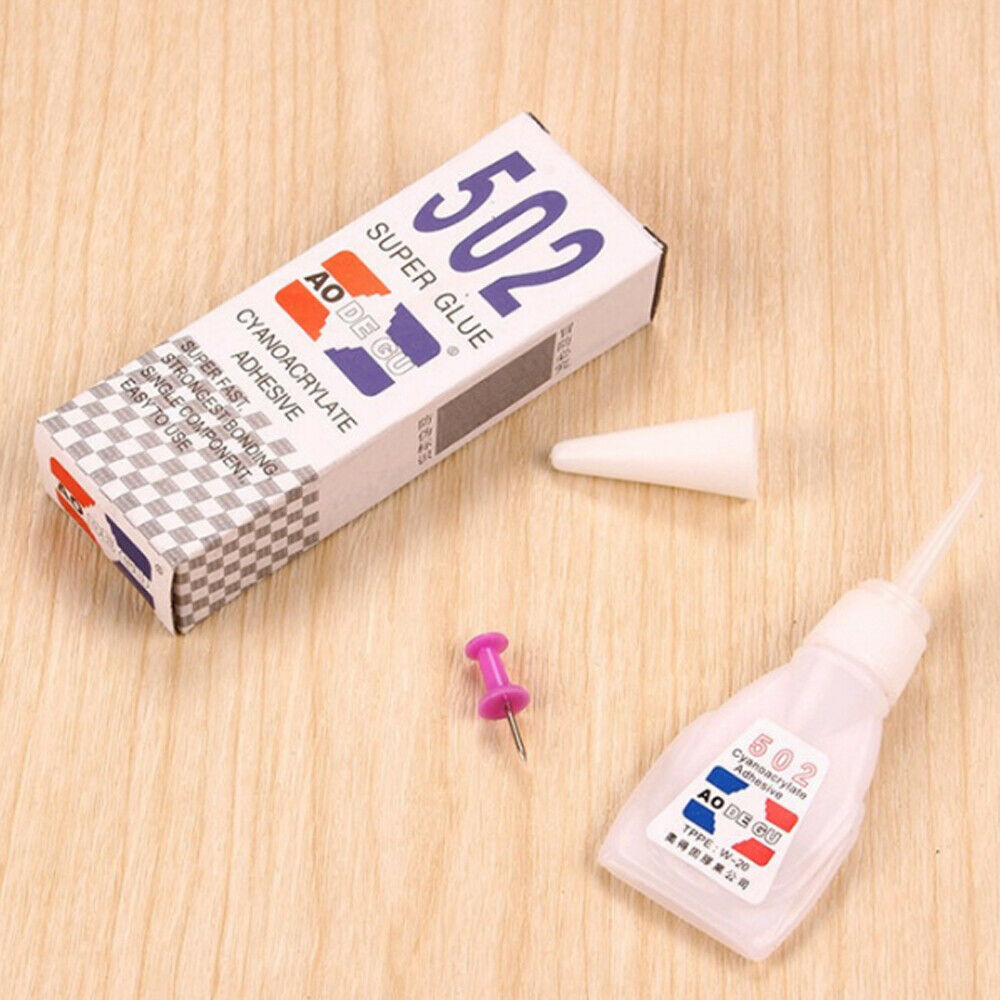 1x Cyanoacrylate Instant Adhesive Adhesion Strong Fast Repair 502 Super Glue