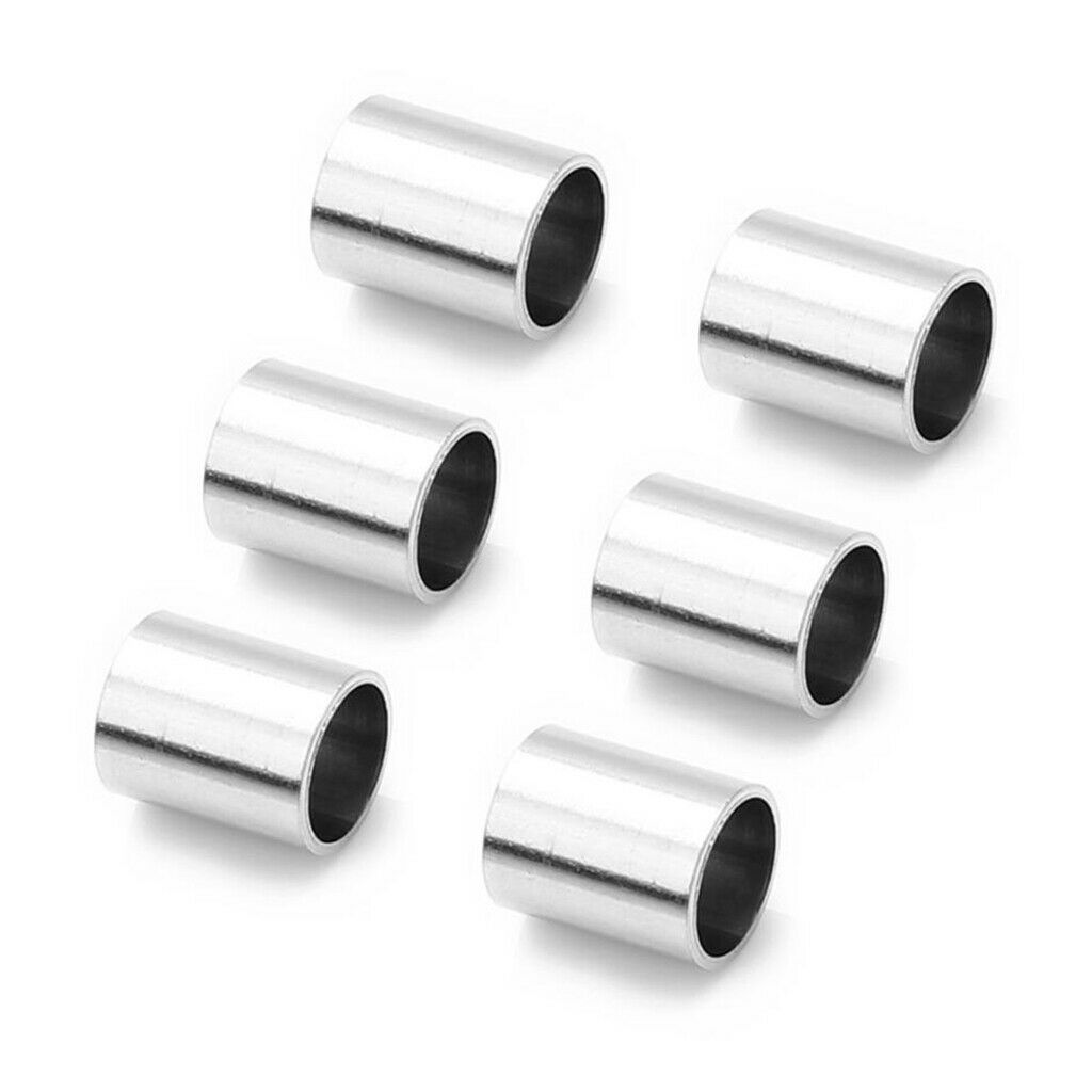 20 Metal Smooth Stainless Steel Column Spacers Loose Beads Jewelry Accessories