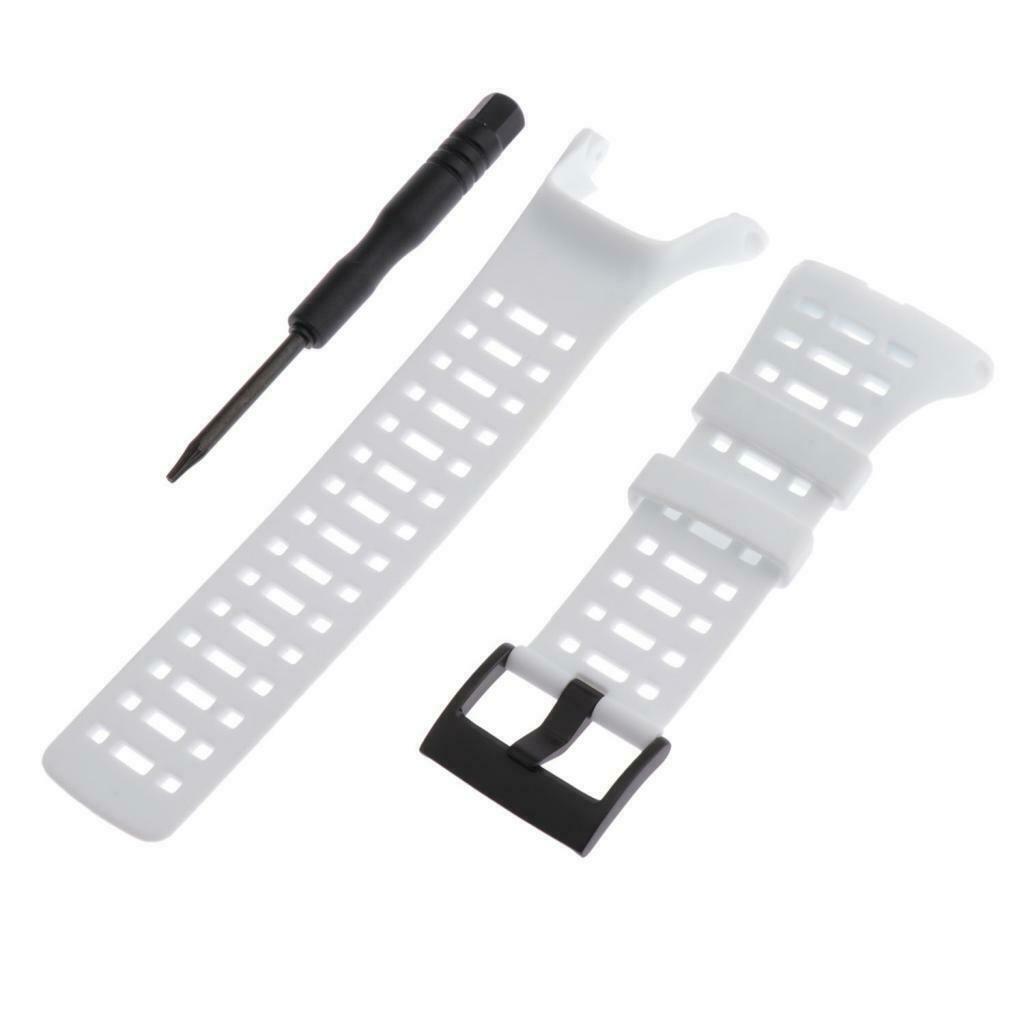 Rubber Replacement Watch Band Strap For SUUNTO Ambit1/Ambit2/Ambit3 White