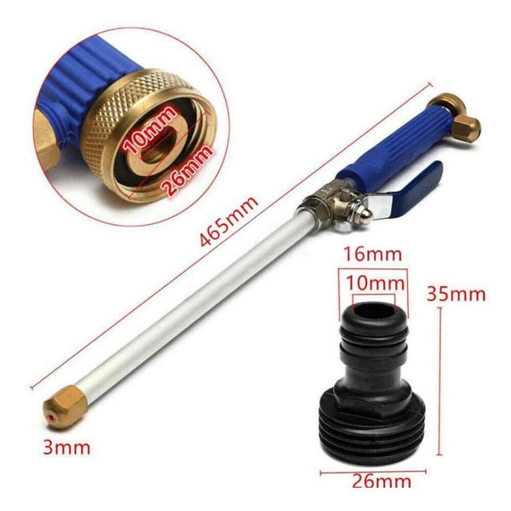 Car008 High Pressure Cleaning Gun with 2 Adapters for Car Cleaning Power Tools