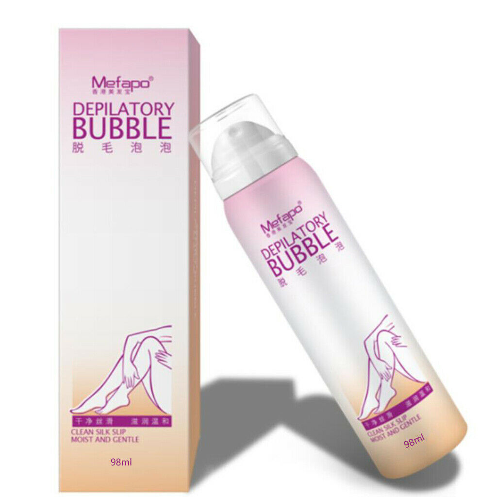 4pcs 98ml Bubble Painless Hair Removal Spray Smooth Skin for Men Women