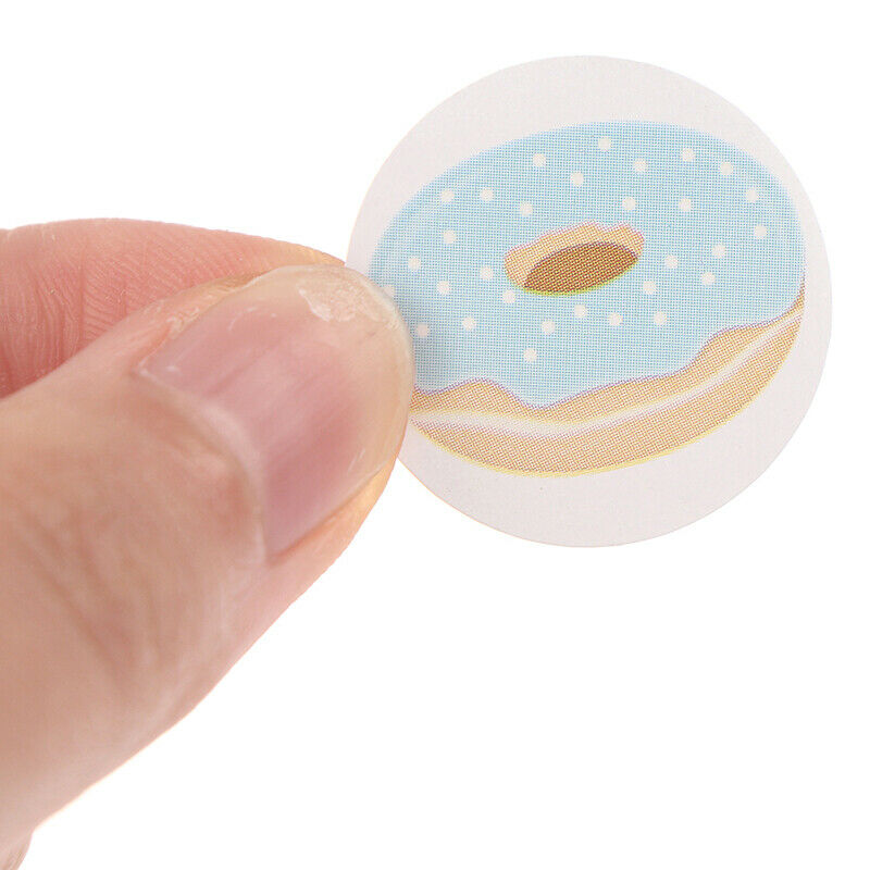 500pcs Doughnut Stickers 8 Designs Delicious Cake Bread Baking Labels Sticke Tt
