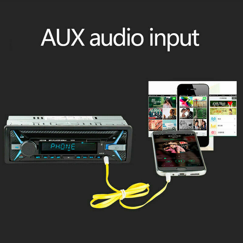 4-Channel Digital Bluetooth Audio USB/SD/FM/WMA/MP3 Radio Stereo Player Unit Kit