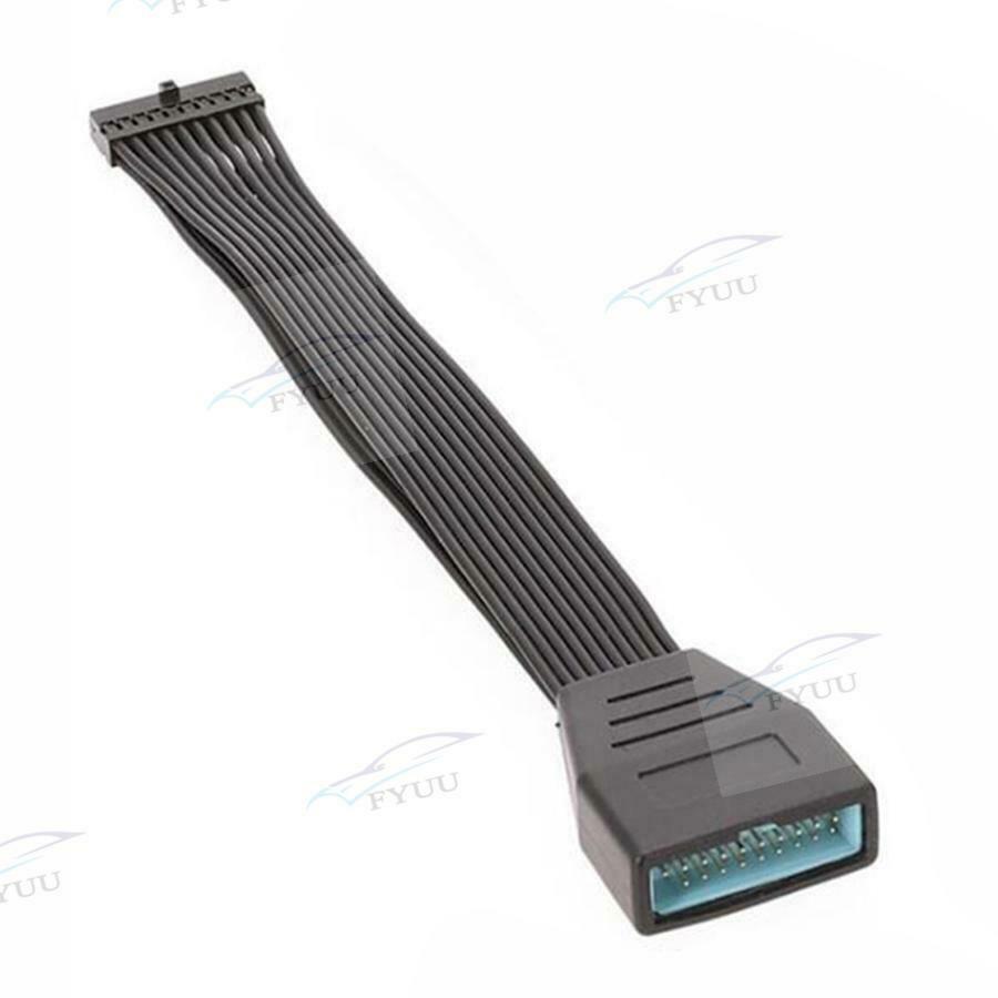 1Pcs Motherboard USB 3.0 20 Pin Female to USB 3.0 20 Pin Male Extension Cable