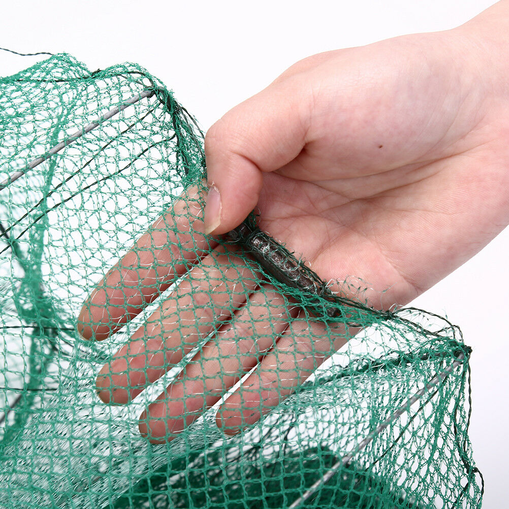 Nylon Foldable Portable Crab Crayfish Catcher Live Trap Fishing Eel Lure- JfBDD