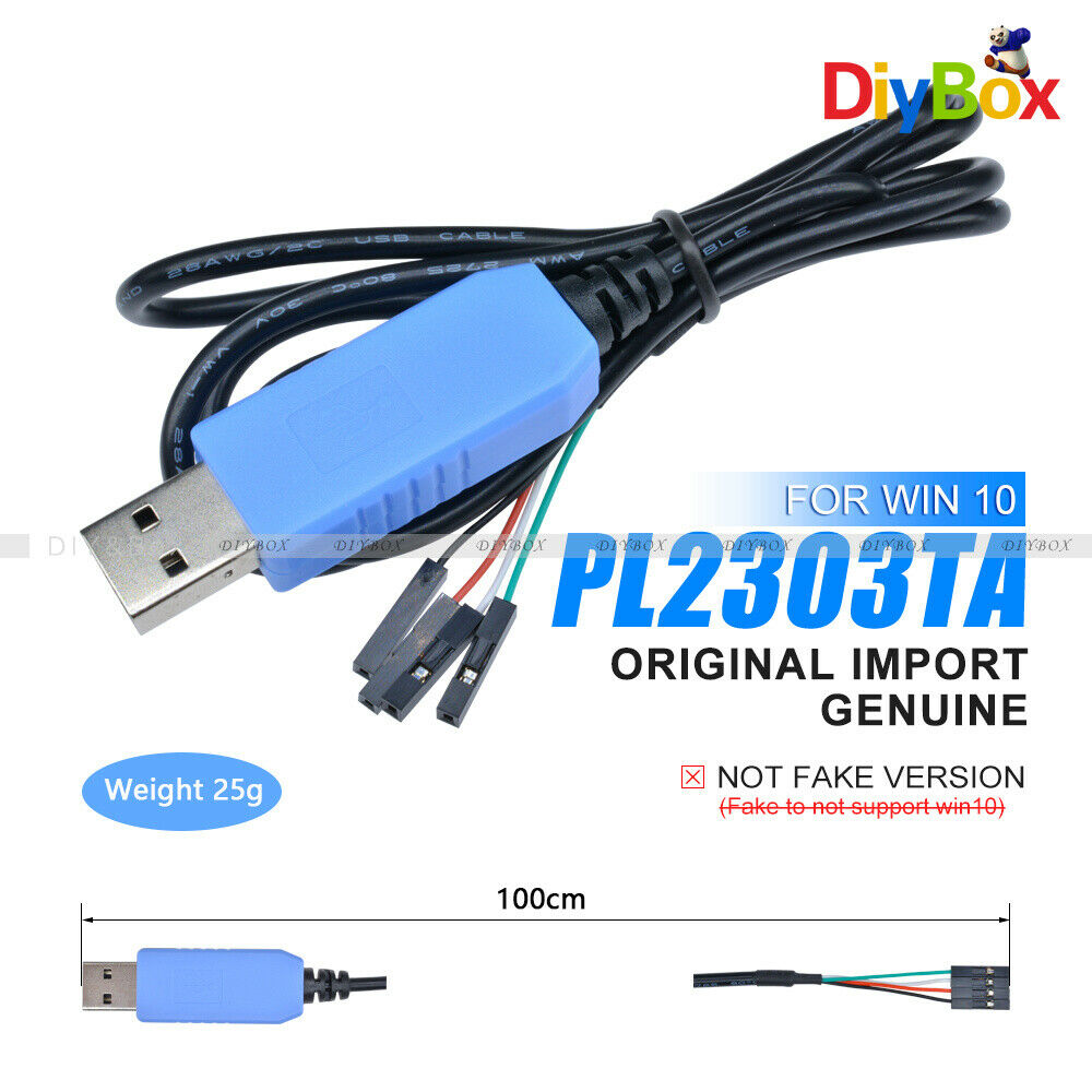 PL2303TA With WIN10 USB to TTL RS232 Serial Download Cable For Arduino ARM