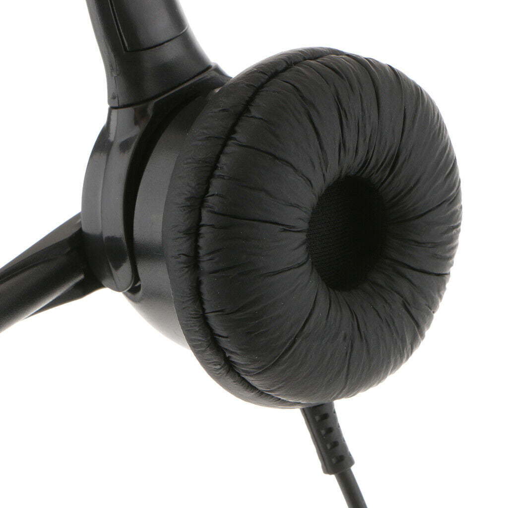 Monaural Headset With 3.5mm  , Over-The-Head Noise Cancelling Headphone