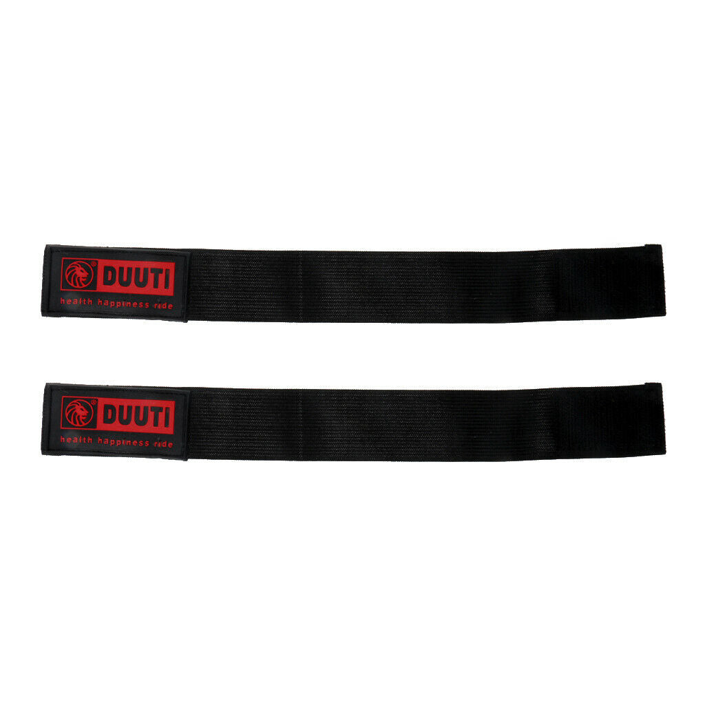 2 Pairs Cycling MTB Bike Bicycle Bind Elastic Trousers Pants Band Leg Strap