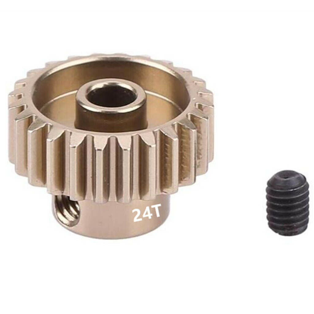 RC 48P Pinions Motor Gears 24 T Teeth Kit for Sakura D3 XI Zero S 1:10 RC  Car