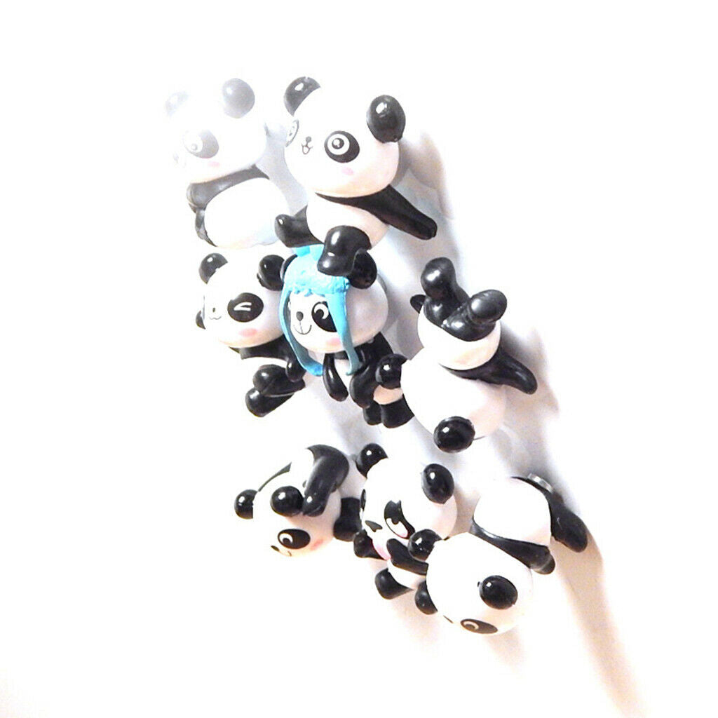 set of 8 Panda Refrigerator Magnet Kitchen Fridge Stickers Map Decor Gifts
