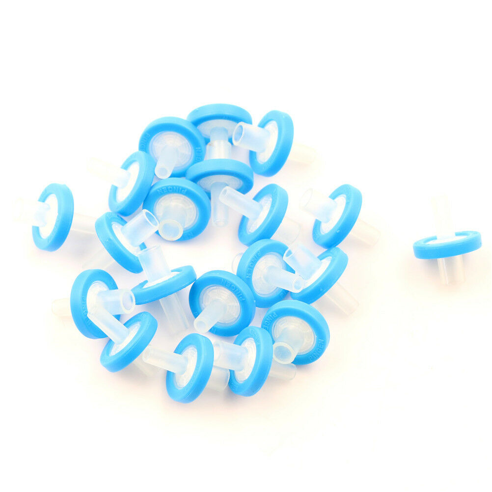 20Pcs Syringe Filter 13mm 0.22 Made from Nylon Disposable Chemistry  GtQ TL