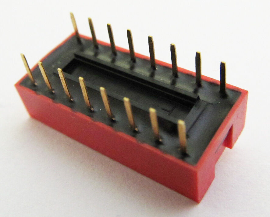 21pcs 8 positions DIP Switch Red NEW
