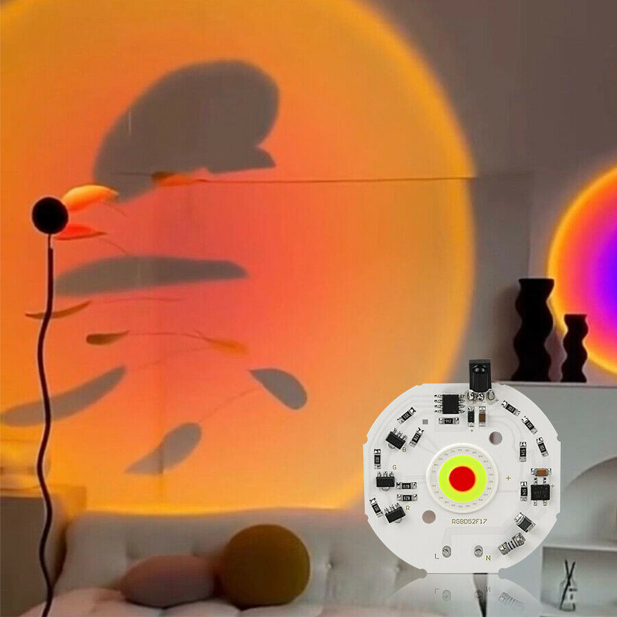 RGB Sunset light DIY LED COB Chip For Home Bedroom Wall Decoration 220V 15W