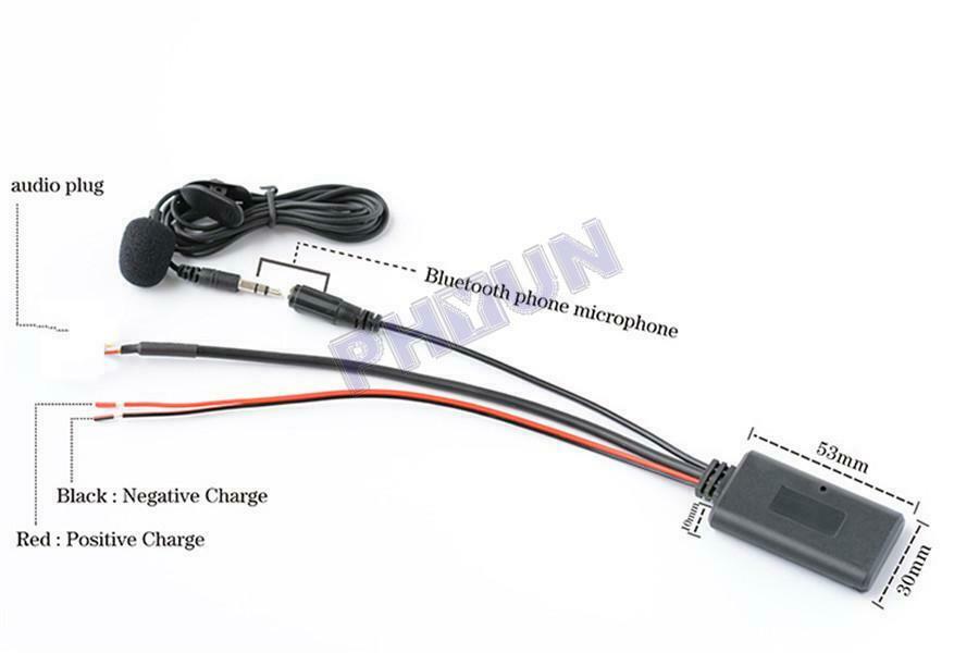 Bluetooth Aux Receiver w/ Microphone for Mercedes Benz W169 W245 W203 W209 W164