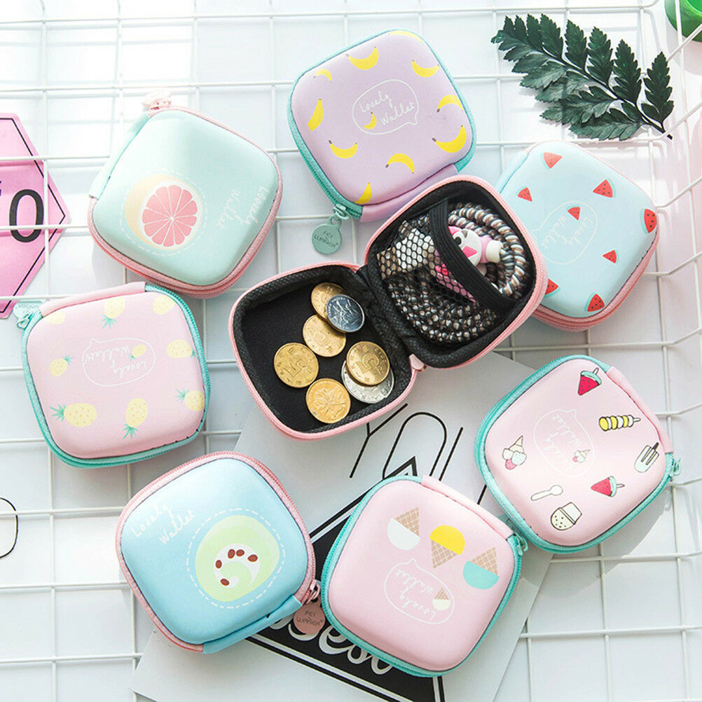 1PC Earphone Bag Case Storage Carrying Hard Box For Headset Money Key A_.l8