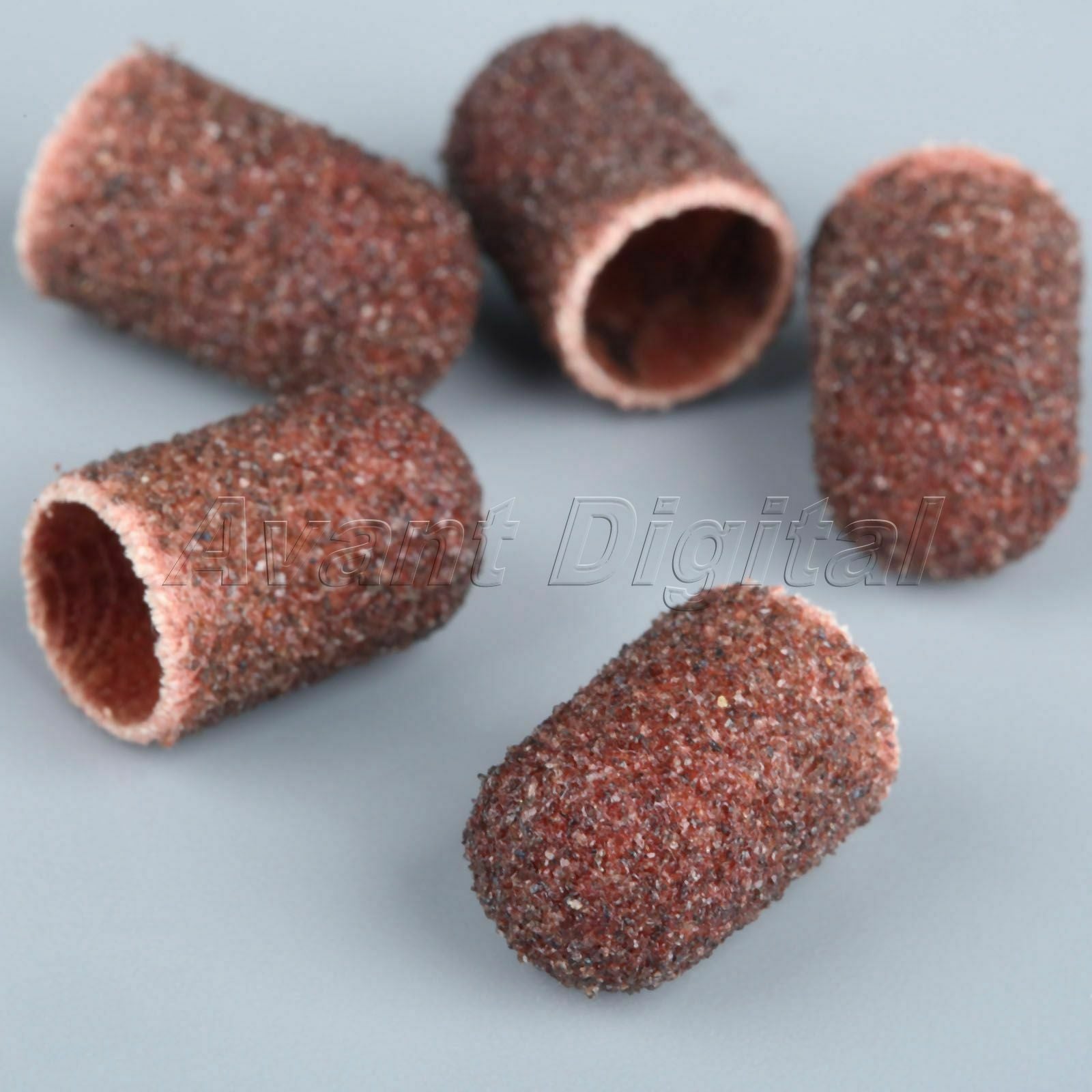10Pcs Fantastic Chiropody Podiatry Sanding Caps Grip 1Pc Mandrel Manicure Tool