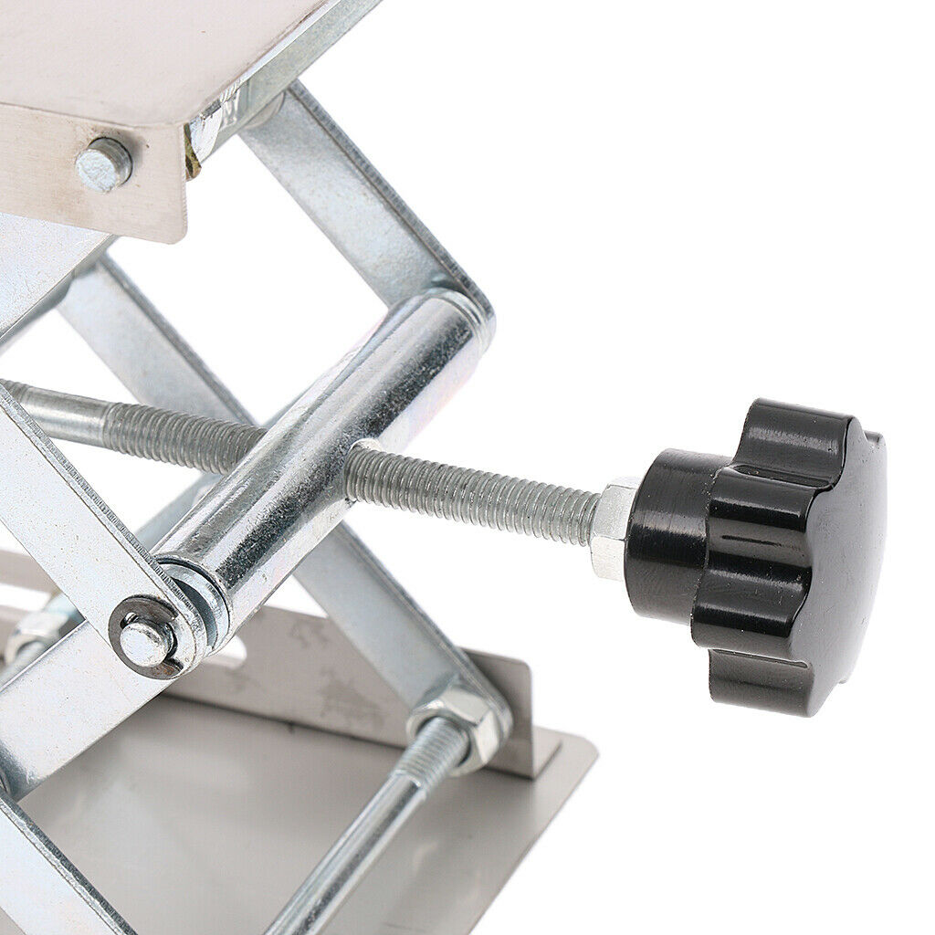 3 Sizes available Stainless Steel Laboratory Jack Platform Stand  10x10cm