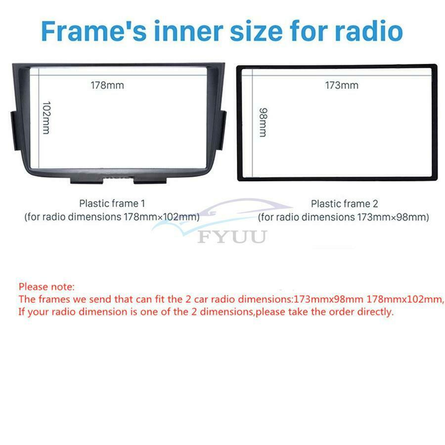 For 01-06 ACURA MDX ABS Plastic Radio Navigation Installation Box Frame Panel