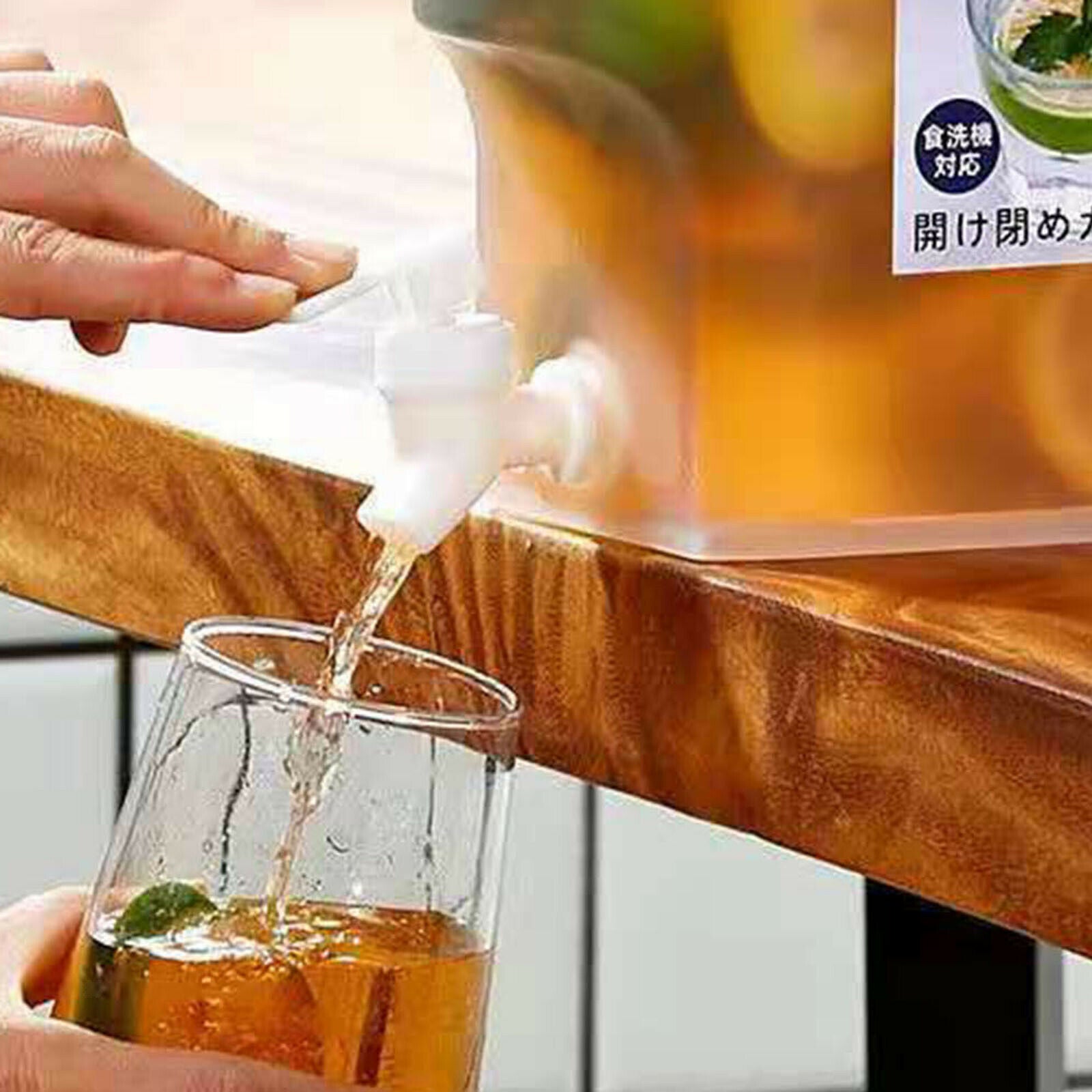 Water Jug for Lemonade Jar Pitcher with Faucet Leak Proof Fresh-keeping