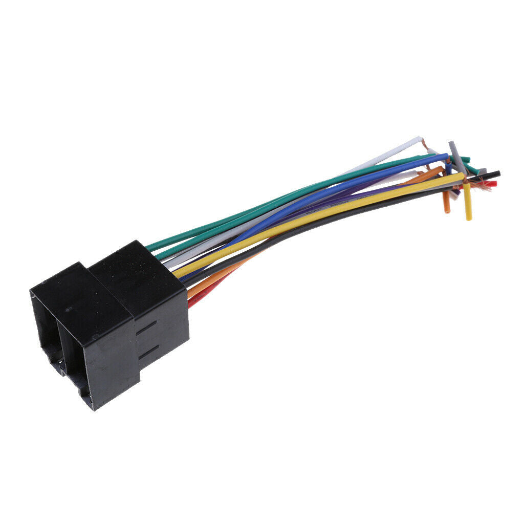 Universal ISO Car Radio Adapter Female Socket Wire Harness Connector