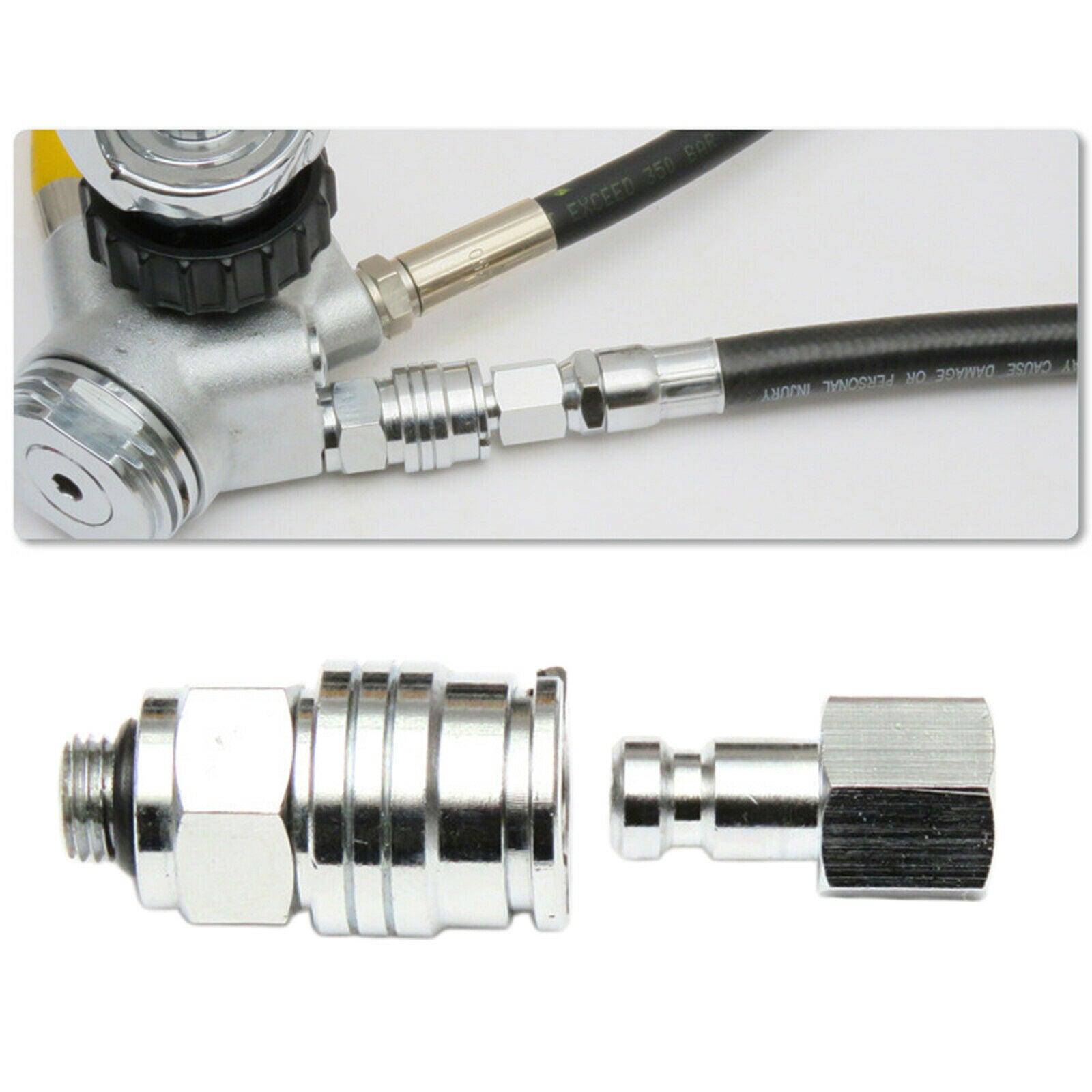 Propane / Natural Gas Quick Disconnect Connect Post Brass 3/8" Male Fitting
