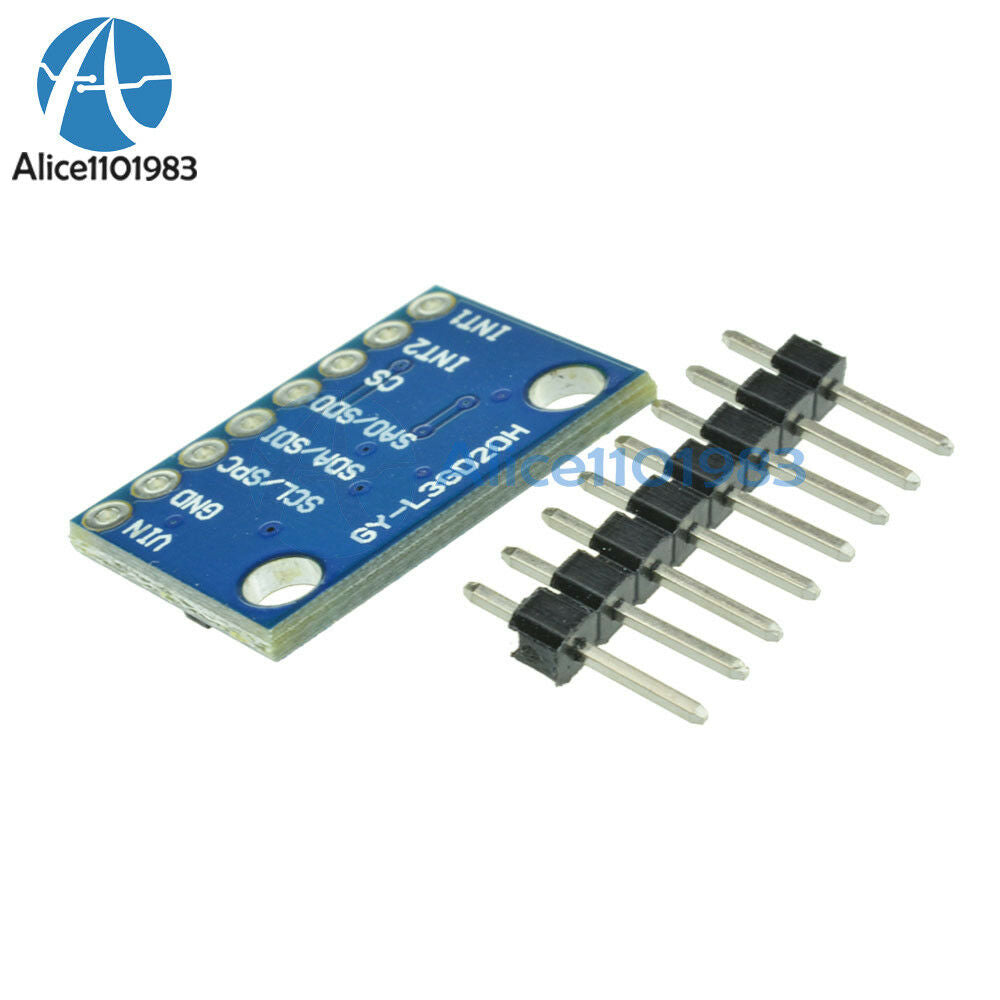 L3GD20H 3-Axis Gyro Carrier SPI & I2C up to ±20 with Voltage Regulator
