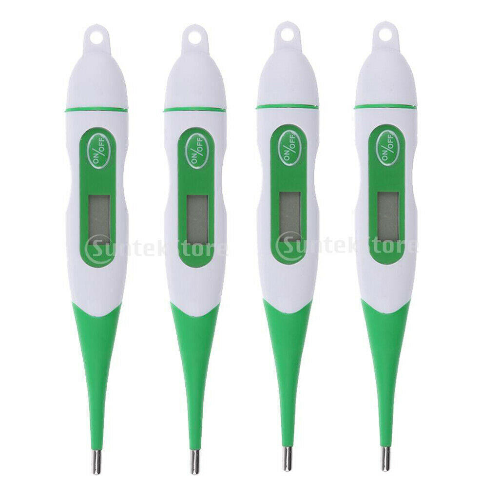 Set of 4 32-43 Degree Digital Vets Veterinary Thermometer for Livestock