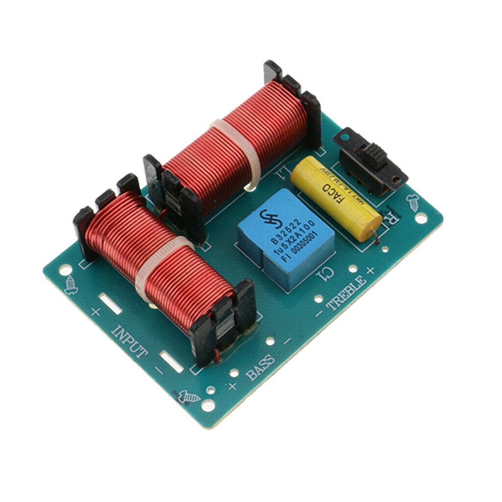 Long-lasting 80W High Low 2-Way HiFi Speaker Frequency Divider Crossover Filter