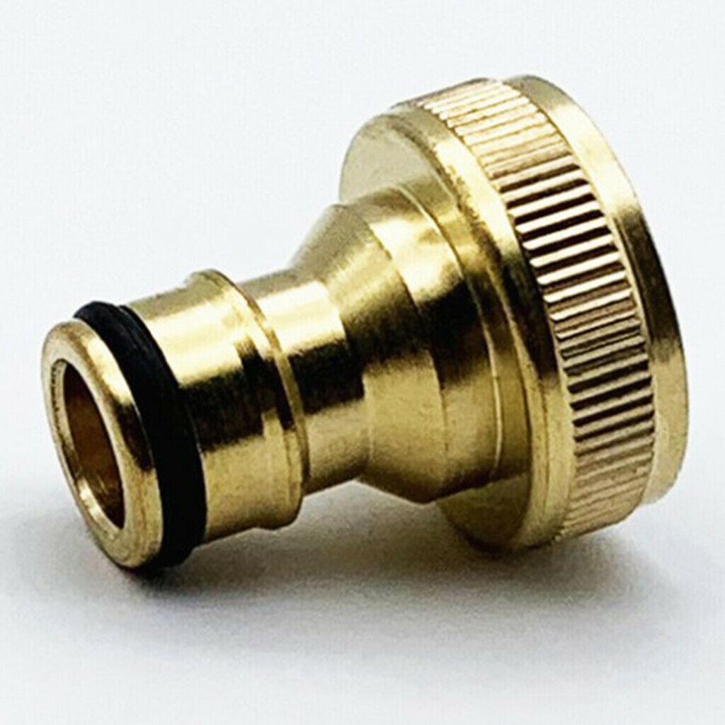 3/4" NPT Balcony Plumbing Tap Hose Pipe Brass Quick Adaptor Female Thread