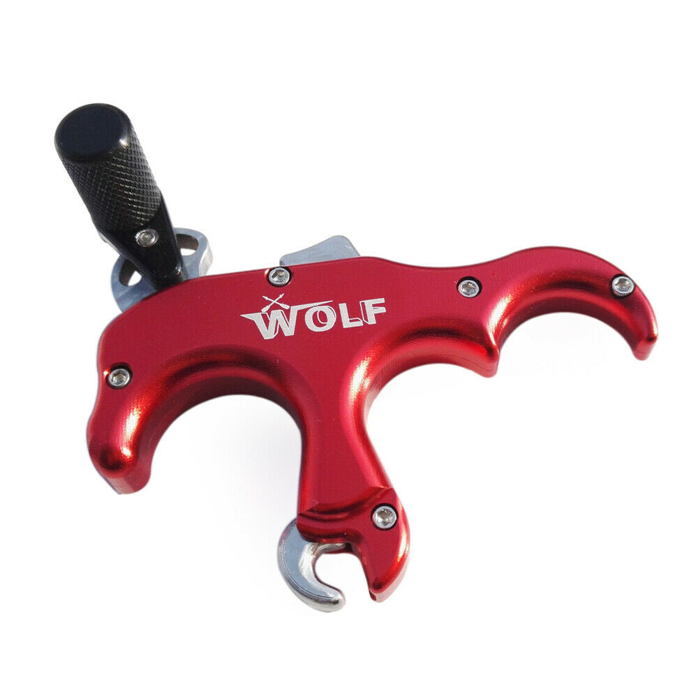 Archery Automatic Release Aids Caliper Trigger 3 Finger Grip Compound Bow Thumb