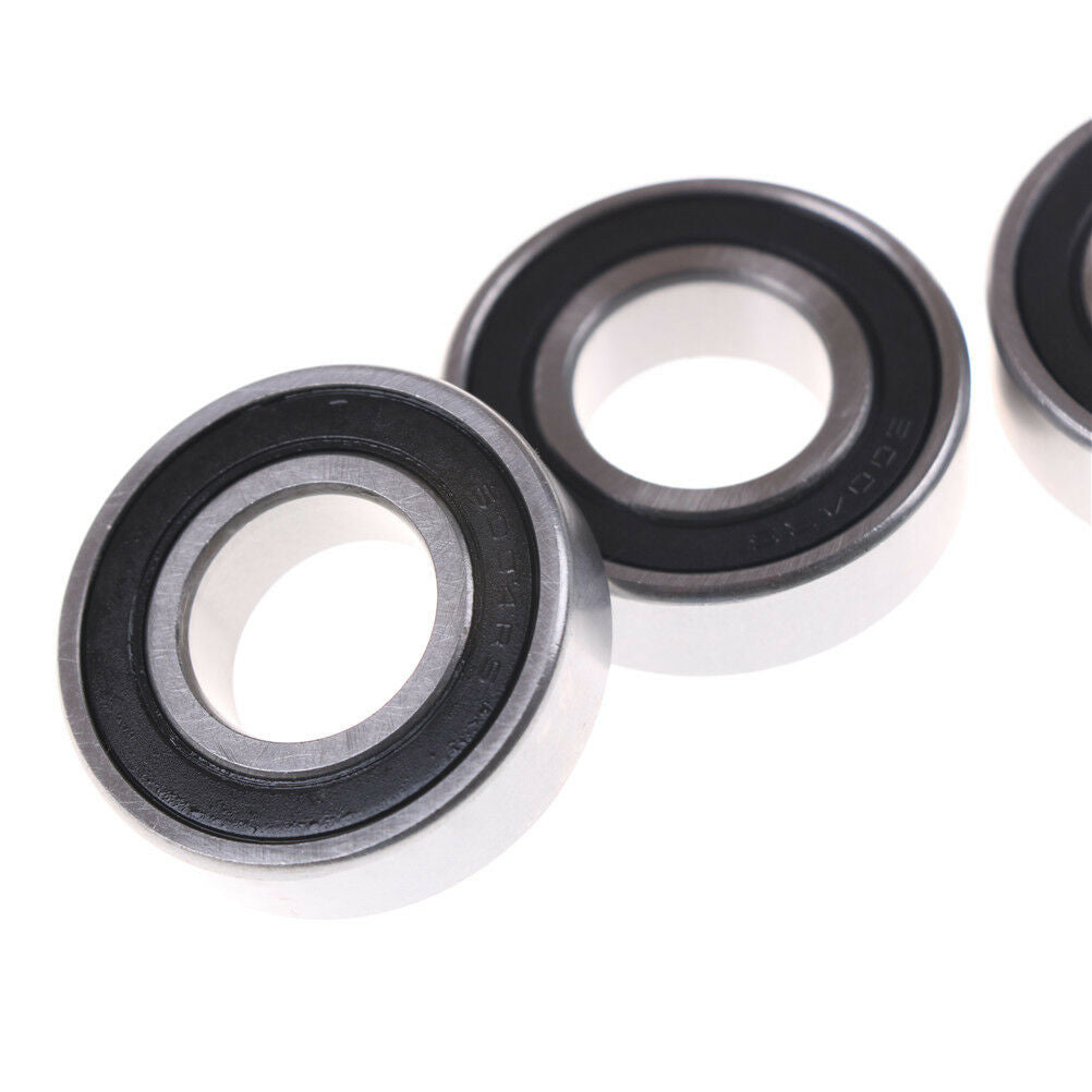 6004-2RS Bearing 20mm x 42mm x 12mm  Double Side Sealed Ball Bearing Nice