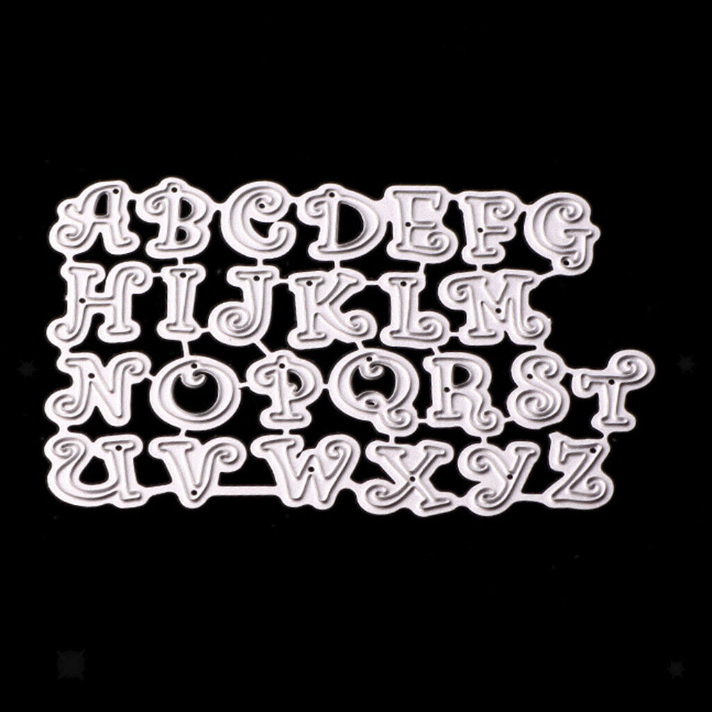 Alphabet Metal Cutting Dies Stencil Scrapbooking Paper Card Embossing Craft