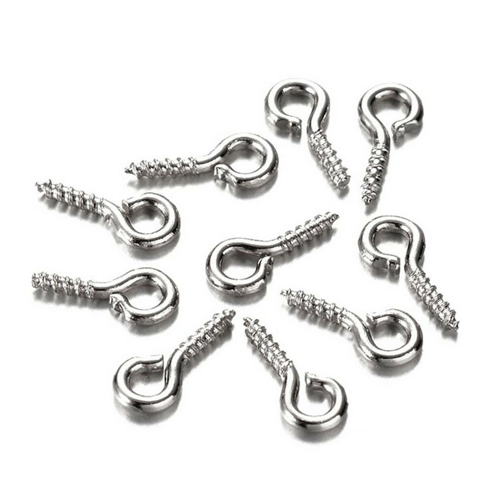 800pcs Mix color screw thread Sheep Eyes Screws Beaded Pendant Accessories